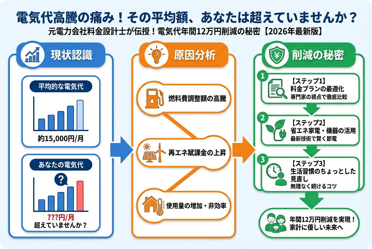 新電力 電気代高騰の痛み!その平均額、あなたは超えていませんか?