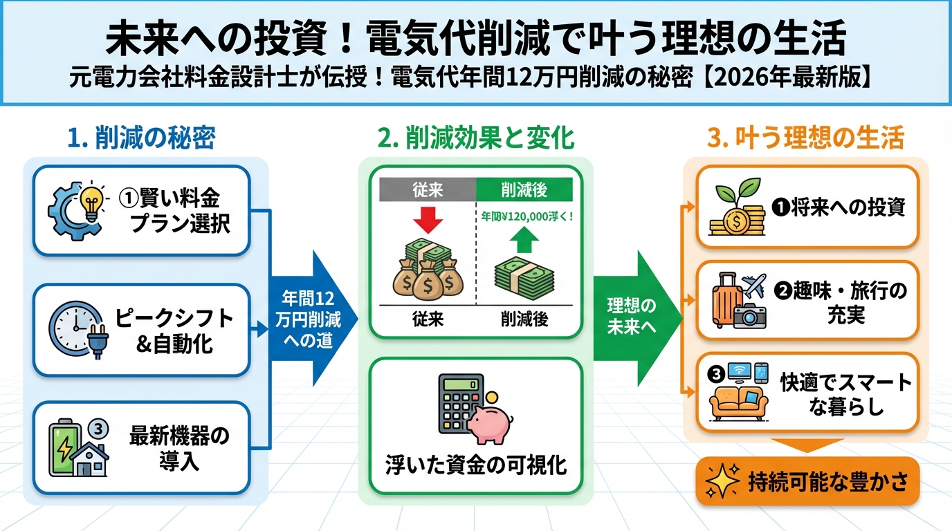 新電力 未来への投資!電気代削減で叶う理想の生活