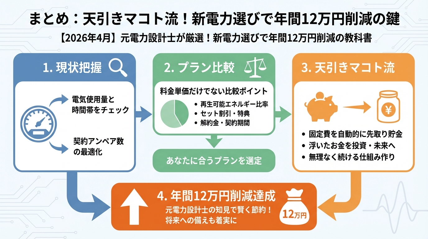 新電力 まとめ:灯沢ひかり流!新電力選びで年間12万円削減の鍵