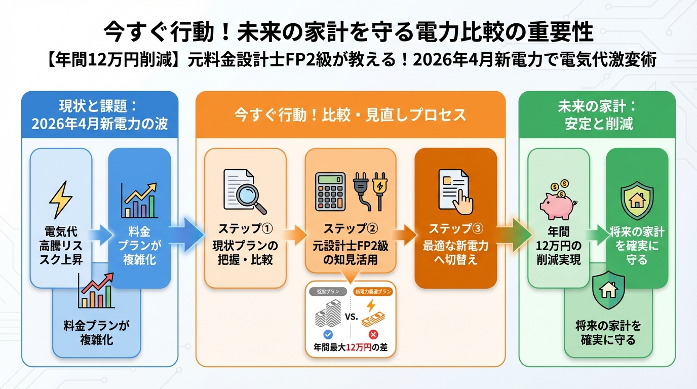 新電力 今すぐ行動！未来の家計を守る電力比較の重要性