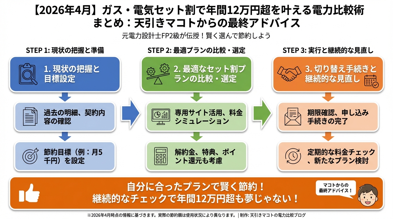 ガス比較 まとめ：灯沢ひかりからの最終アドバイス