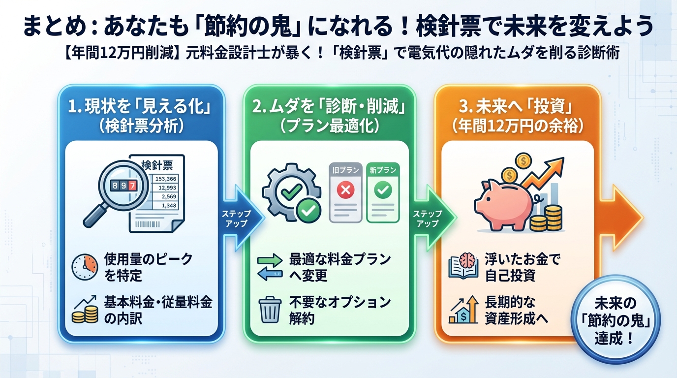 節約 まとめ: あなたも「節約の鬼」になれる!検針票で未来を変えよう