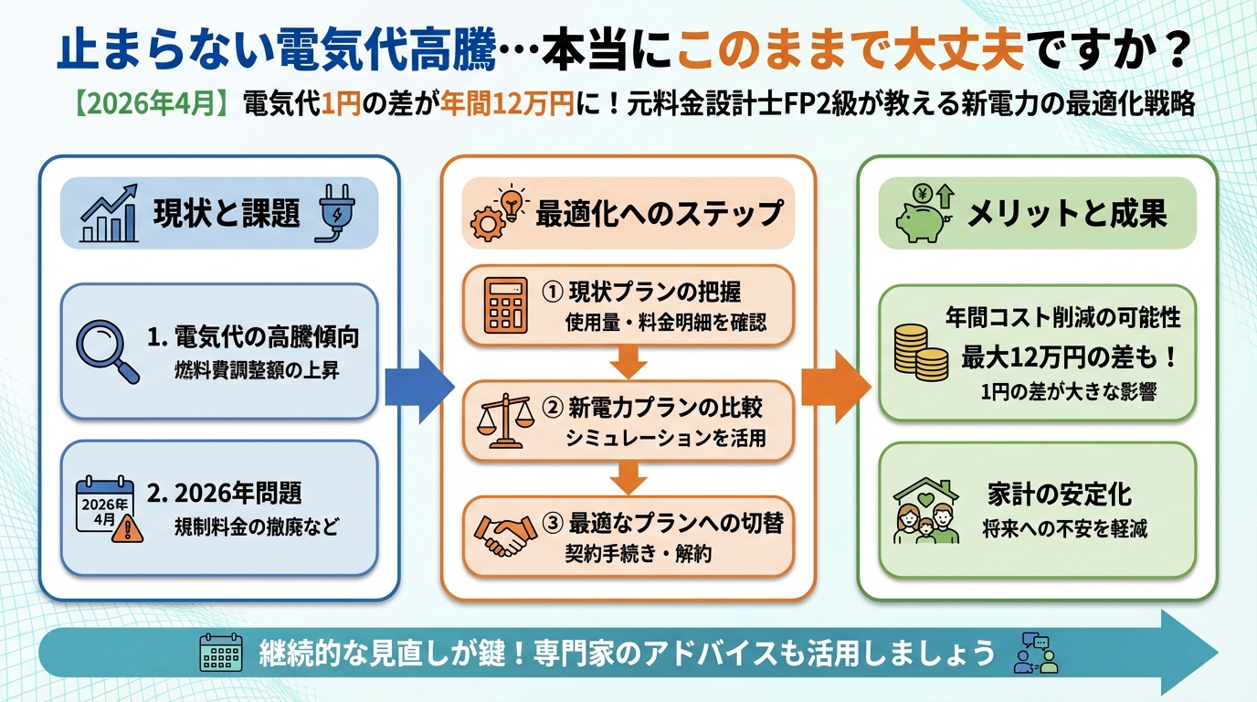 新電力 止まらない電気代高騰…本当にこのままで大丈夫ですか?
