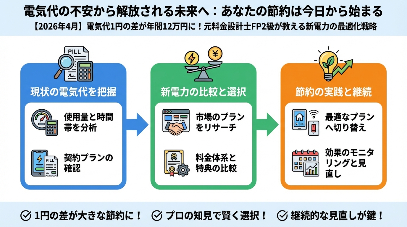 新電力 電気代の不安から解放される未来へ:あなたの節約は今日から始まる