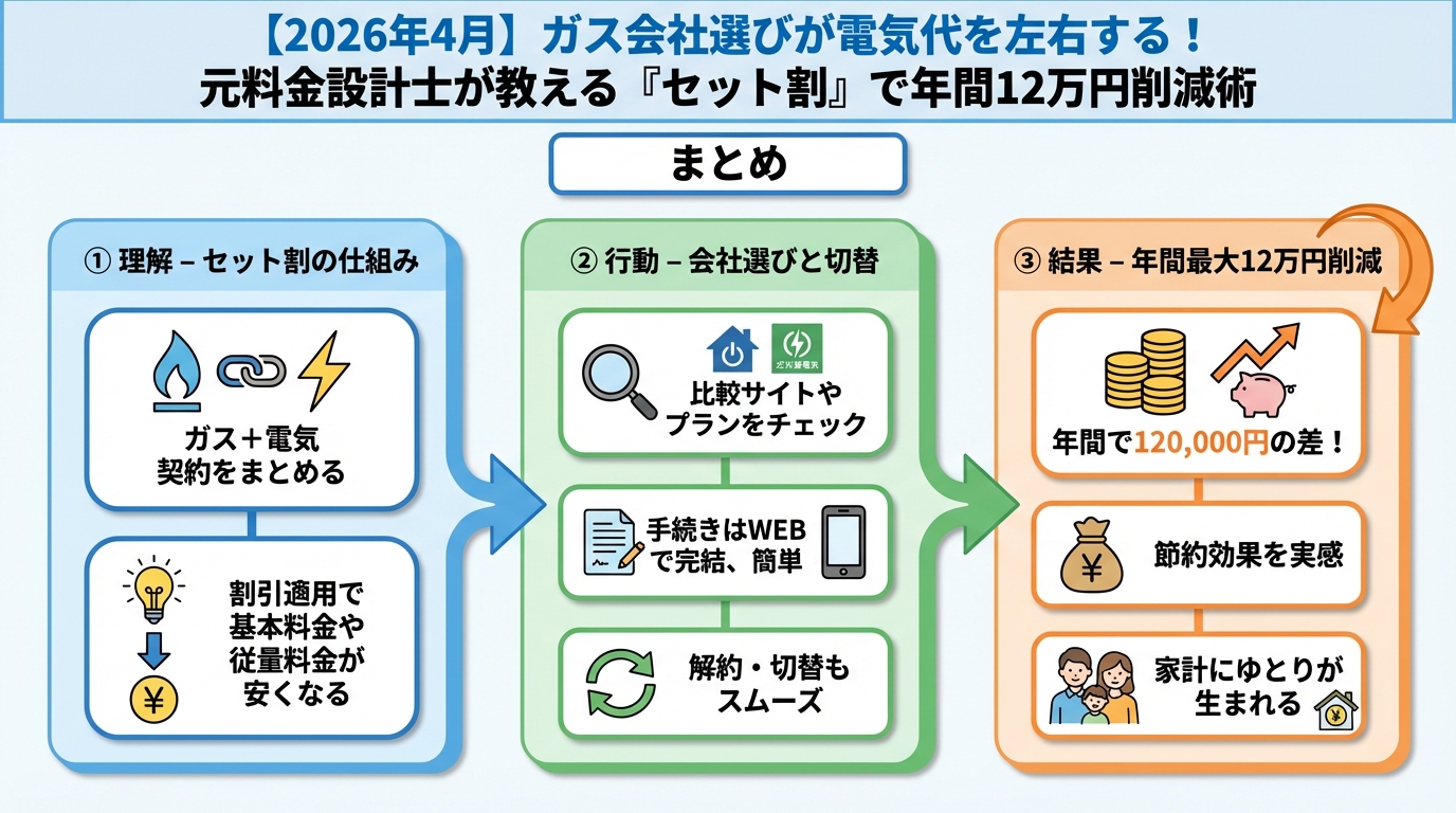 ガス比較 まとめ