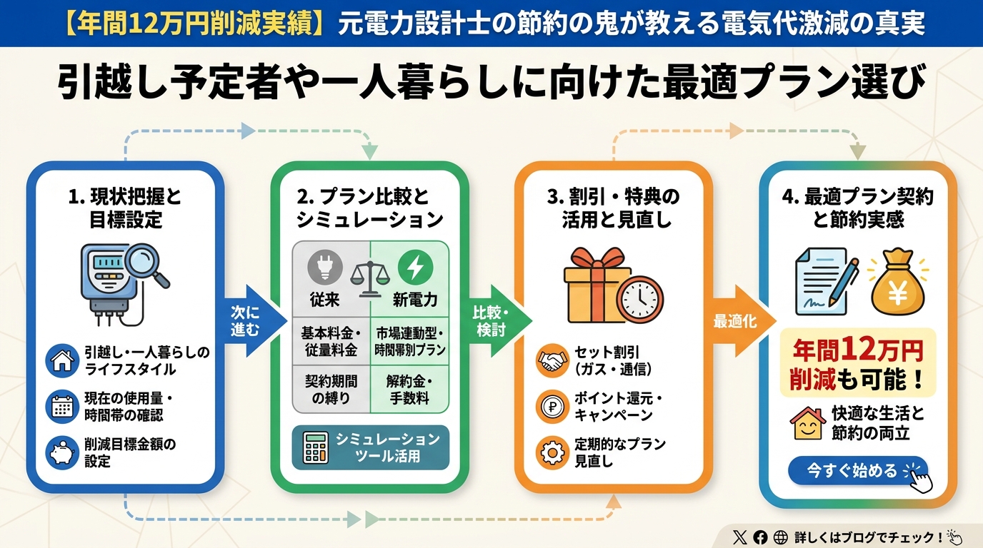 ガス比較 引越し予定者や一人暮らしに向けた最適プラン選び