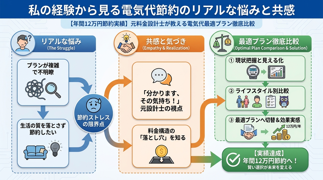 ガス比較 私の経験から見る電気代節約のリアルな悩みと共感