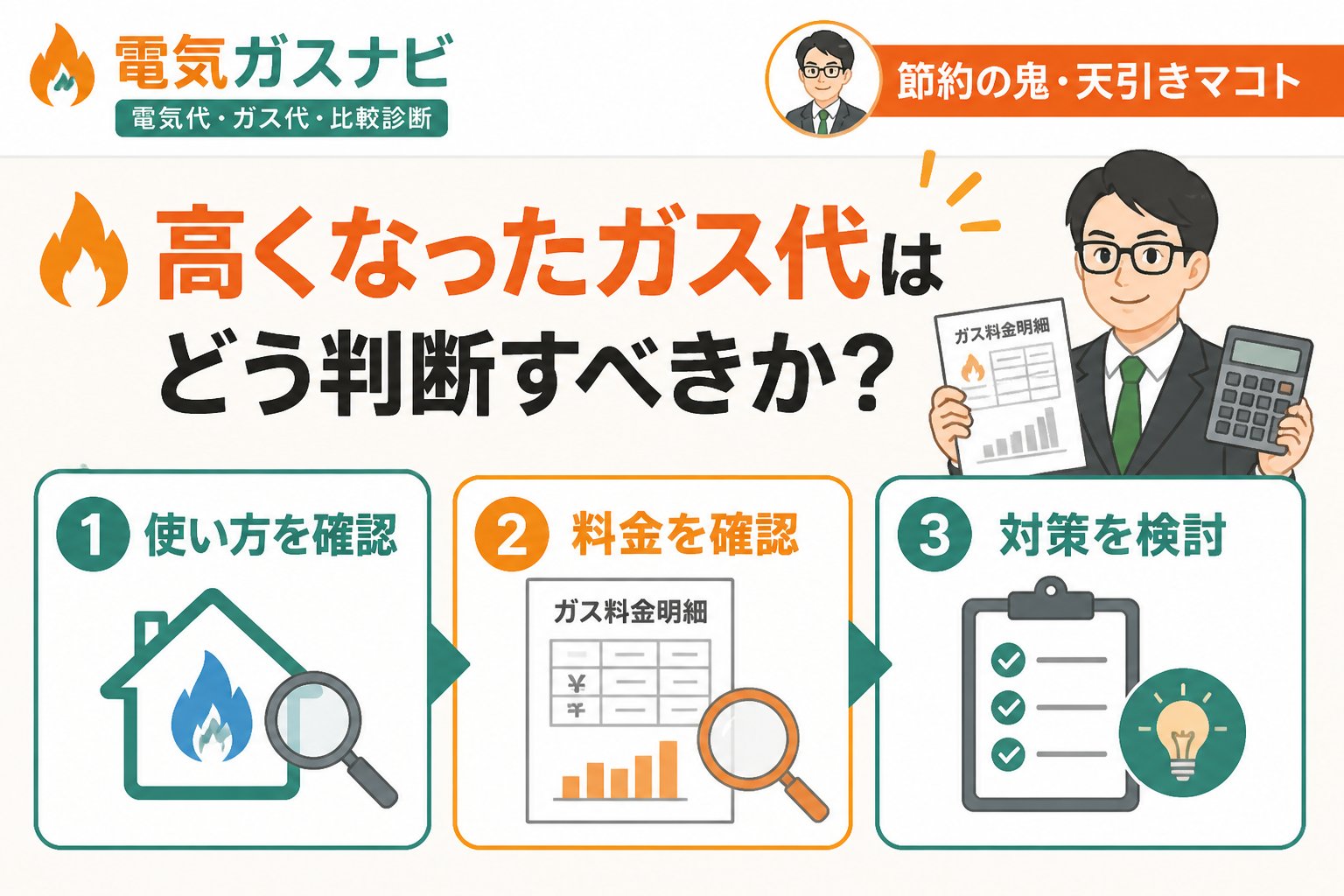 ガス比較 高くなったガス代はどう判断すべきか？