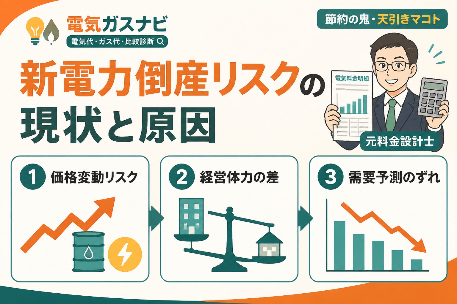 新電力 新電力倒産リスクの現状と原因
