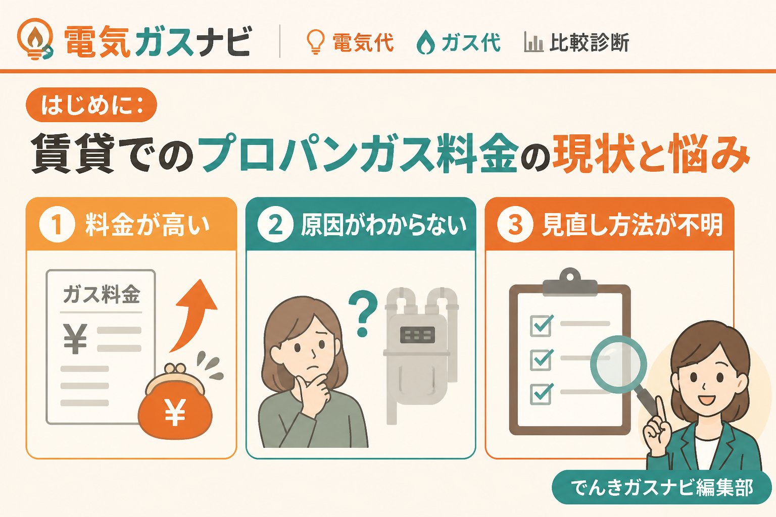 ガス比較 はじめに：賃貸でのプロパンガス料金の現状と悩み