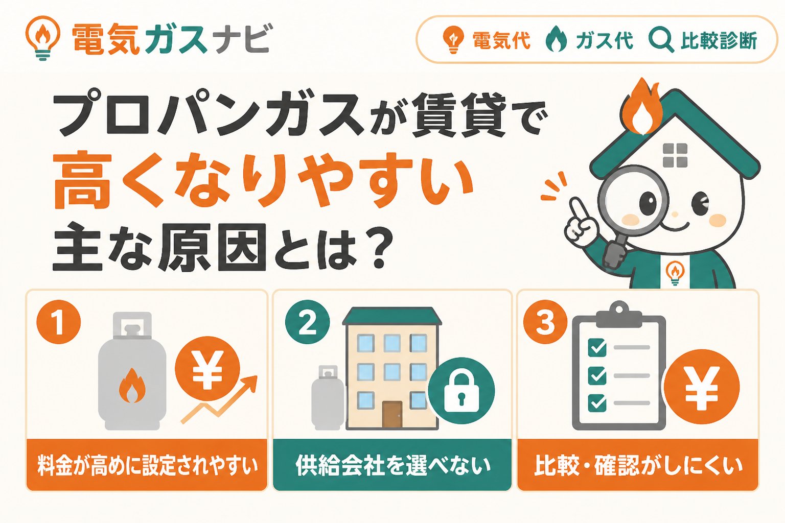 ガス比較 プロパンガスが賃貸で高くなりやすい主な原因とは？