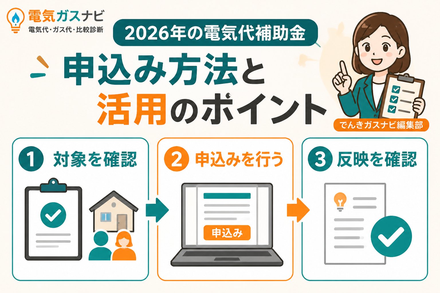 節約 2026年の電気代補助金申込み方法と活用のポイント