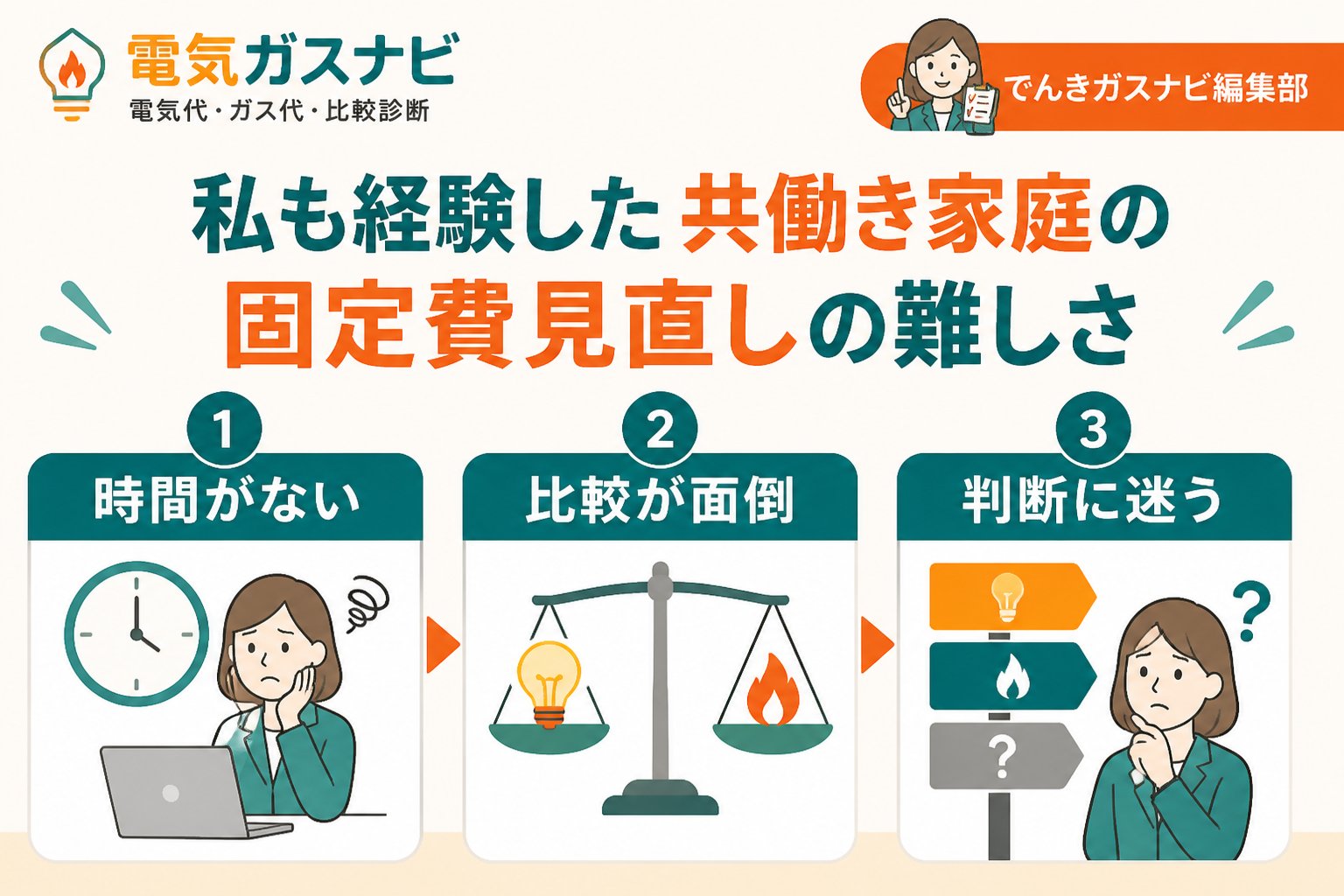 節約 私も経験した共働き家庭の固定費見直しの難しさ