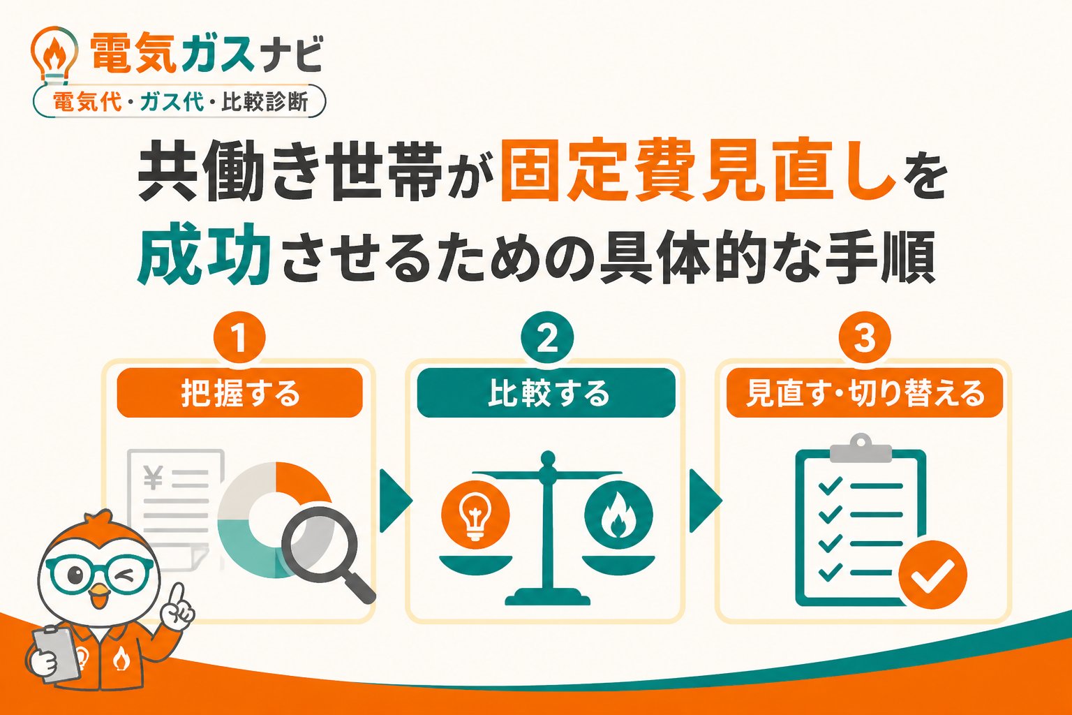 節約 共働き世帯が固定費見直しを成功させるための具体的な手順