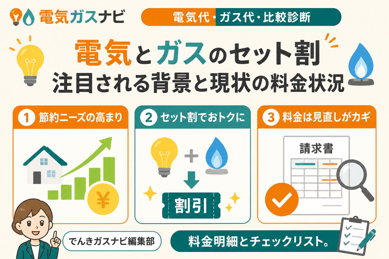 新電力 電気とガスのセット割が注目される背景と現状の料金状況