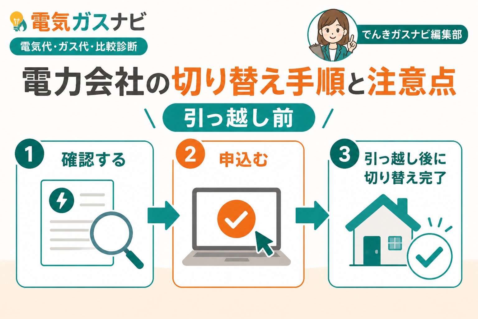 新電力 電力会社請求書をやめたほうがいい人（引っ越し前）を踏まえた切り替え手順と注意点